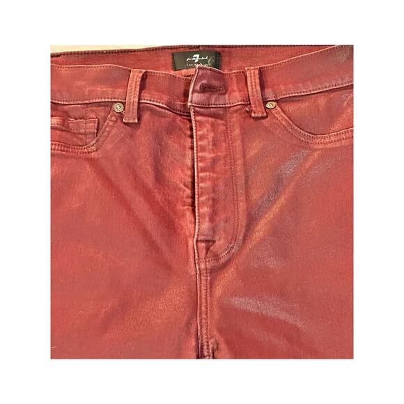 7 for All Mankind Coated Jeans - Picture 2 of 6